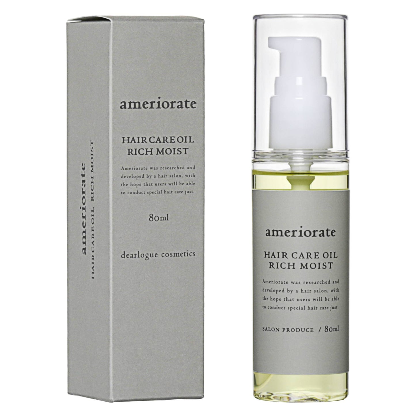 DEAR/LOGUE|ameriorate HAIR CARE OIL RICH MOIST